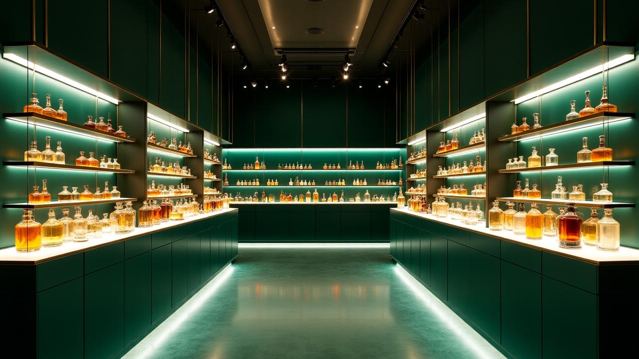 Coral Bloom Scents Luxury Boutique Interior