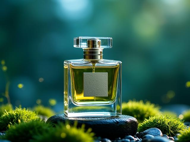 Verdant Rain organic perfume bottle