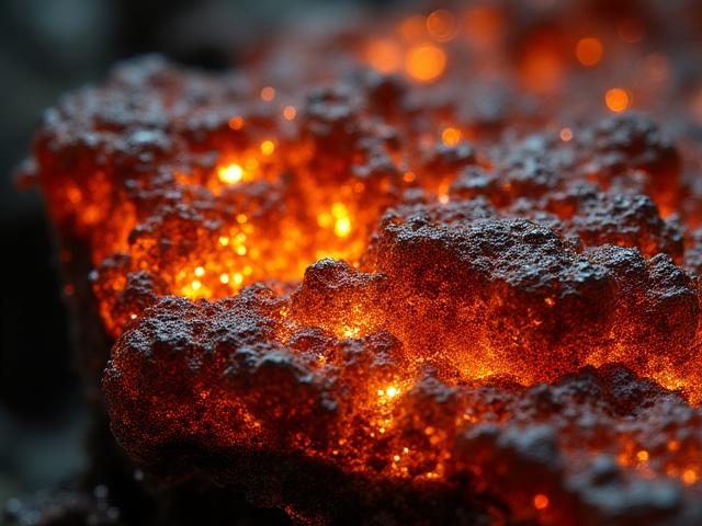 Close up of dark agarwood resin